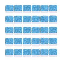 Hemgk 30pcs Washing Machine Cleaning Tablets, Front Loading Washers Descaling Tablets Effervescent Tabs, Cleaning Agents All Purpose, Durable, for Car, Coffee Machine, Steam Oven, Toilet, Sink