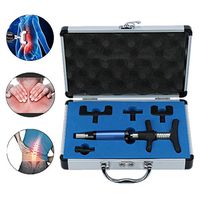 Manual Massage Adjusting Tool, Portable 2 Types 6 Levels Manual Chiropractics Spine Adjusting Corrector Tool for Adjust Vertebration and Thoracic Scoliosis Blue(#2)