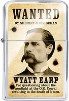 Victor Western Wanted Poster Oil Lighter (Wyatt EARP)
