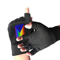 Men Women Puerto Rican Or Cuban Gay Pride Flag Rainbow Copper Arthritis Gloves for Computer Typing and Daily Work