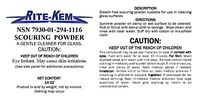 Rite-Kem SCOURING Glass Cleaner 12/14ox