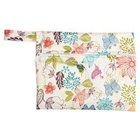 Menstrual Pads Bag, Waterproof Reusable Mini Wet Bags Pouch with Zippered Fits Female Used for Menstrual Pad Sanitary Napkin Menstruation Kit(WSDD8)