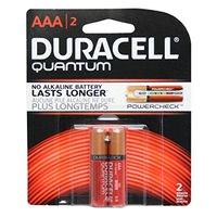 Duracell 66248 - AAA Cell Quantum Battery (2 Pack) (QU AL AAA2BCD DRLK Quantum AAA 2PK)
