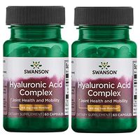Swanson Hyaluronic Acid Complex 166 mg 60 Caps 2 Pack