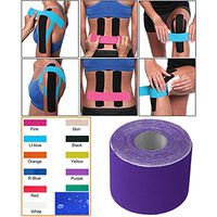 Kinesiology Tape - Pain Relief Adhesive - Best Therapeutic Muscle Support Aid - Sports Wrap for Knee Elbow Wrist Back Shoulder Ankle & Neck injury tape - Physio tap Water resistant - Price Xes
