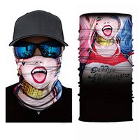 IehauROR Fashion Face Mask Kerchief Bandanas for Dust, Outdoors, Festivals, Sports 3D Summer UV Protection Face Mask Neck Gaiter Scarf Sunscreen Breathable (Sexy-Girl)