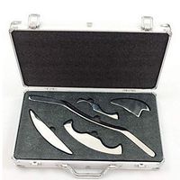 5 Piece Guasha Massage Tool,Stainless Steel Scraping Tool,Myofascial Knife Body Health SPA Board Massage Tool for Myofascial Release