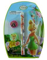 Disney Fairies Tinkerbell 5pc Stationary Kit - Tinkerbell 5pc Stationary Set
