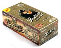 1 Box - Smoking Organic Regular Rolling Paper - 50 booklets x 60 Papers