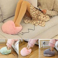 Shonlinen USB Heat Electric Foot Warmer, Winter Warm Heated Foot Warmer, Detachable,60°C