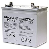 UB12550 (Group 22NF) 12V 55AH Electric Scooter Gel Battery