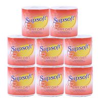 YenMY 8 Roll of Toilet Paper Soft Skin-Friendly Toilet Paper Hollow Replacement Roll Toilet Paper Household