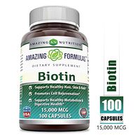Amazing Formulas biotin 15000 MCG 100 Veggie Capsules