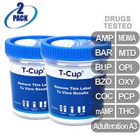 MiCare [2pk] - 12-Panel Test Cup (AMP/BAR/BUP/BZO/COC/mAMP/MDMA/MTD/OPI/OXY/PCP/THC with A3) #MI-TDOA-6124A3