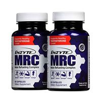 Enzyte MRC | Testosterone Support Supplement for Vascularity, Energy, Muscle Strength, Stamina to Increase Workout Capacity for Men with Fenugreek, Rhodiola, Vitamin D3, NAC - 2 Month Supply