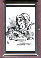 Alice in Wonderland Mad Hatter John Tenniel Decorative Pill Box