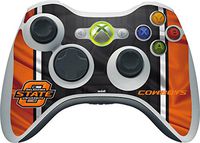 Skinit Decal Gaming Skin for Xbox 360 Wireless Controller - Officially Licensed College Oklahoma State Jersey Design
