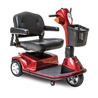 Pride Maxima 3-Wheel Mobility Scooter Red w/ power elevating seat