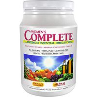 Andrew Lessman Multivitamin - Women's Complete with Maximum Essential Omega-3 500 mg 60 Packets – 30+ High Potencies of All Nutrients, Essential Vitamins, Minerals & Carotenoids. No Additives