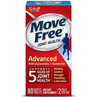 Move Free Triple Strength Glucosamine Chondroitin and Hyaluronic Acid Joint Supplement, 80 ct (Pack of 2)