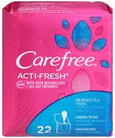 Carefree Carefree Body STape Thin Unscented, 22 Count (Pack of 6)