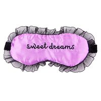 DZT1968® Cute"Sweet Dream" Lace Eye Sleep Mask and Blindfold Shade Sleep Aid Cover (A)