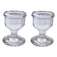 GMS Optical Plastic Eye Wash Cup - Soothing Relief from Allergens, Irritants, Makeup, Dust, Dry Eyes and More - Use with Distilled Water or Saline (2 Pack)