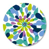 Fresh Blooms Envelope Sticker Seals - Set of 144 (1 Design) Sticker Seals on 6 8-1/2" x 11" Sheets