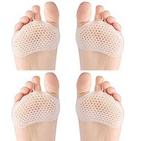 ELAIMEI Metatarsal Pads for Women Men - Foot Pads Forefoot Pad Ball of Foot Cushions - Mortons Neuroma Callus Metatarsal Foot Pain Relief Bunion Forefoot Cushioning Relief (3) (3)