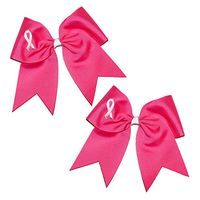 The Ultimate Bow Support Breast Cancer Awareness Cheer Bows (Set of 2)