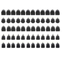 Repair Heel Caps Kit, PU High Heel Shoe Repair Tips Taps Dowel Lifts Replacement 60pcs/Set (5 Different Size)