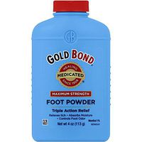 Gold Bond Foot Powder Medicated 4 Ounce (118ml) (6 Pack)