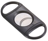 Visol Products Rand Double Guillotine Cigar Cutter, Black