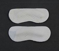 WellieSTR 6 Pair Foot Care Cushion Protector Insole Liner High Heel Shoes Back Real Leather Pad
