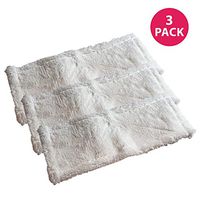 Think Crucial Replacement Mop Pads - Compatible with Bona Microfiber Dusting Pads and Bona Microfiber Floor Mops - 6" x 17" x 1/4 Pad for Mopping, Dusting Floors - Washable, Reusable, Wet (3 Pack)