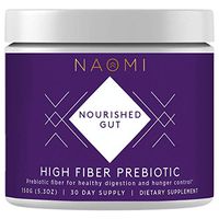 Naomi Prebiotic Digestive Gut Health Fiber Powder - Revitalize Your Gut and Promote Healthy Bacteria - 30 Servings