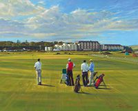 Hi-Look Microfiber Cleaning Cloth - St. Andrews Hole 1, Burn