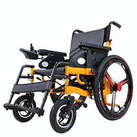 Foldable Power Compact Mobility Aid Wheel Chair,Lightweight Electric Wheelchair Portable Medical Scooter,12A