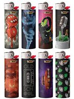 BIC Special Edition Hip Nation Series Lighters, 2018, Set of 8