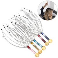 ROSENICE Scalp Massager, Handheld Head Massage Tingler Therapeutic Head Scratcher Steel Wire Head Massager, Stress Relief and Relaxation(5 Pack)