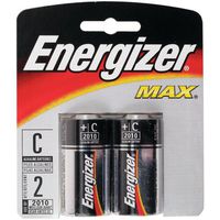 Energizer Max Alkaline Batteries, 2 Count