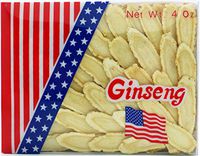 Green Bay American Ginseng from Wisconsin, Large Slice, 4 OZ (Ginseng Root Slices/Sliced Ginseng Root)