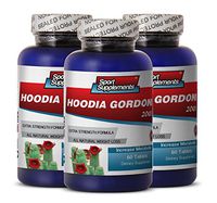 Hoodia Patch Hoodia Helps - Hoodia Gordonii Cactus 2000mg Diet 180 Tablets - Top Hoodia Gordonii Supplement for Increasing The Body's Metabolism (3 Bottles)
