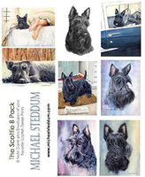 Michael Steddum Scottish Terrier 8 Pack Note Card Set