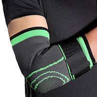 CROSS1946 Compression Elbow Support Sports Elbow Brace for Tennis and Golfer's Elbow Support Running,Fitness, Basketball,Volleyball,Table Tennis, Relieve Muscle Damage, Tendonitis, Arthritis L