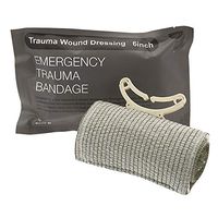 6" Israeli Trauma Bandage Emergency Military Style Battle Wound First Aid IFAK Stop The Bleed Combat Dressing Israeli Bandage Wrap