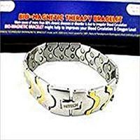 HiJet Magnetic Bracelet Elegant Titanium Magnetic Therapy Bracelet (for Male) Pain Relief for Arthritis and Carpal Tunnel