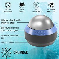 Cold Massage Roller Ball 6+ Hours Cold Relief - Cryosphere Ball - Ice Cup - Myofascial Release- Great for Recovery - Free Rolling Removable Ball - Foot Roller -Deep Tissue Massage - Sore Muscle Rec
