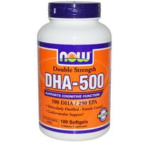 DHA 500 mg - Now Foods - 180 - Softgel