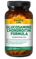 Country Life Glucosamine/Chondroitin Formula - 180 Capsules